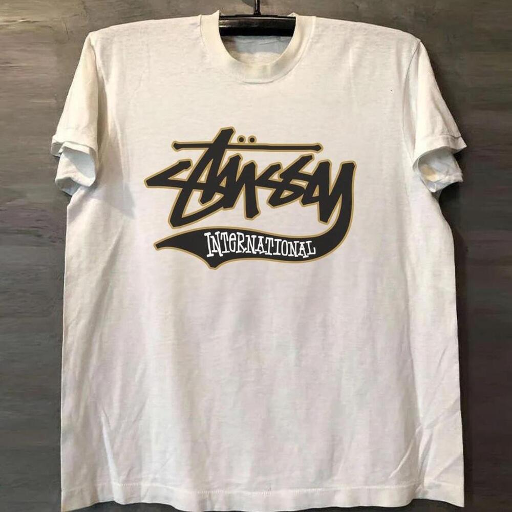 Stussy International White T-Shirt - Picture 1 of 4